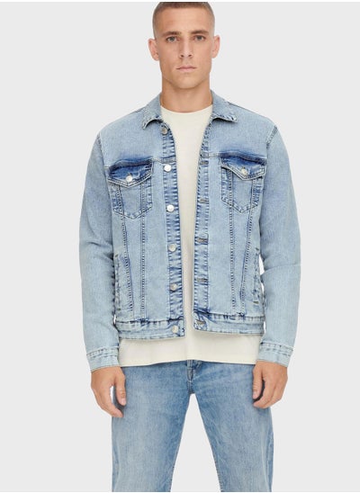 اشتري Essential Denim Jacket في الامارات