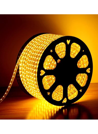 Buy 10 meter single LED strip with warm light plug in Egypt