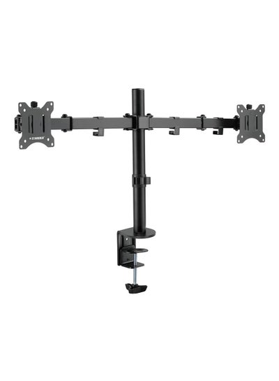 Buy Full Motion Monitor Arm Mount Stand For 17" to 32" Screens Monitor Heavy Duty (Double Arm) in Saudi Arabia