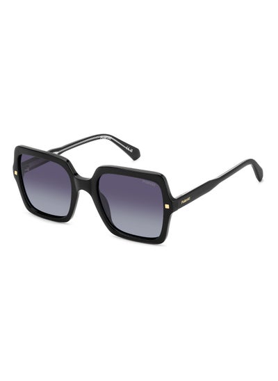 اشتري Women's Polarized Square Shape Acetate Sunglasses PLD 4165/S/X GREY 50 - Lens Size: 49.7 Mm - Black في الامارات