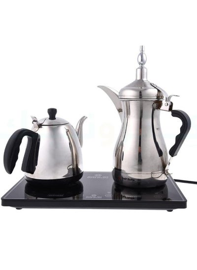 Buy Gulf Dalla Deluxe Electric Arabic Coffee Tea Maker 1600W 1000Ml+600Ml in UAE