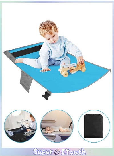 Buy Airplane Bed for Toddler, Kids Airplane Seat Extender Bed for Travel, Baby Portable Plane Bed Foot Rest for Flights in UAE