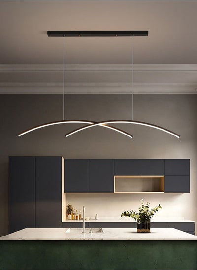 اشتري Architectural Pendant Light Ceiling Chandelier Hanging for Living Room Bedroom Dining Office Three Lights Colour Adjustable 26W L90 cm في الامارات