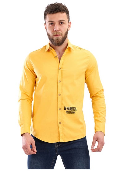 Buy Printed Long Sleeves Button Down Shirt in Egypt