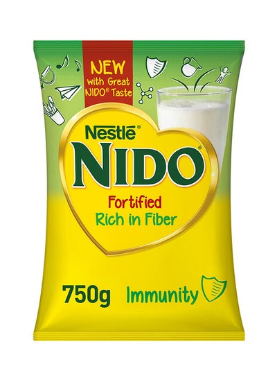 Buy Fortified Milk Powder Rich In Fiber Pouch 750grams in UAE