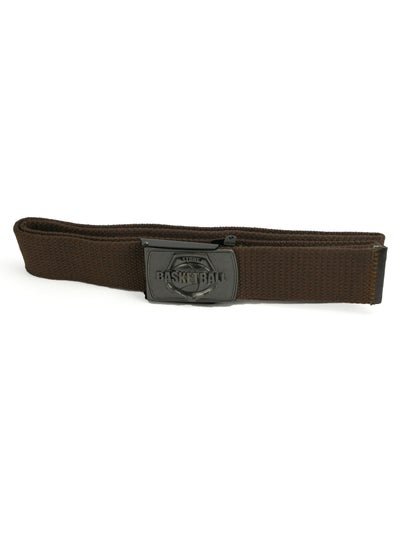 اشتري Brown Belts for Men Nylon Belt for Hiking Golf Work, Web designed Casual Mens Belt for Jeans Men's Belt Web Adjustable Belt Men في الامارات