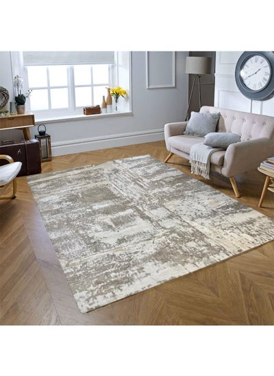 Buy Handpicked Furniture Abstract Gold Rug, Ultra Soft Area Carpets For Bed Room, Living Room, And Dining Room, Antislip Floor Carpets, Easy To Clean, Made In Turkey in UAE