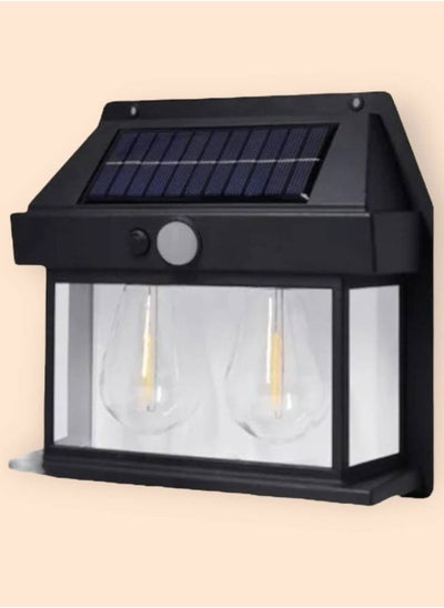 Buy Solar Sensor Wall Light – Dual Bulb Outdoor Lighting for Enhanced Security and Illumination in UAE