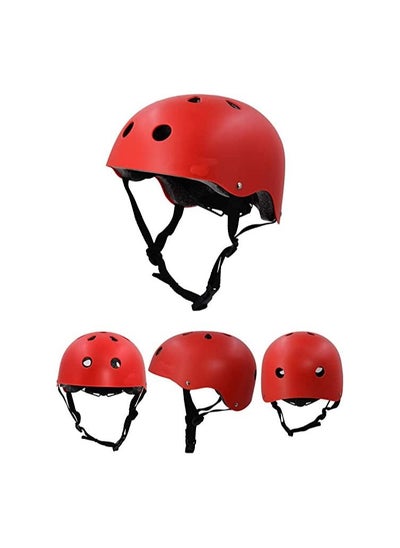 Buy Kids Helmet Arm Protections for Scooter and Cycling (red) in UAE