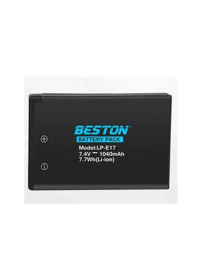 Buy Beston LP-E17 1040 mAh Battery For Canon Cameras - Pack of 1 in UAE