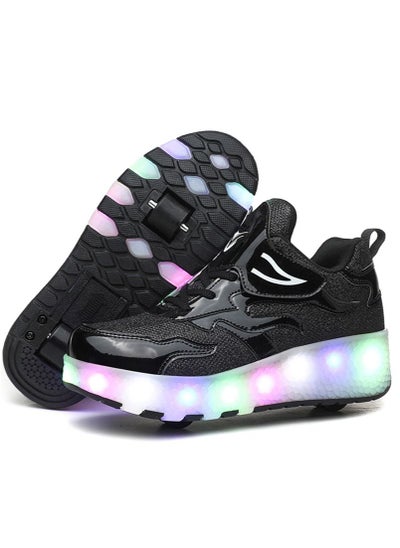 Buy Kids Roller Skate Shoes With LED Light in UAE