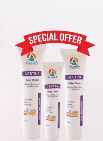 Buy 3 Destina Baby Cream Offer prevent or cure a diaper rash in Egypt