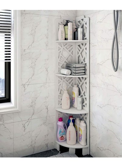 Buy Corner Shelf Bathroom Stand Cabinet Book Shelf Bathroom Storage Organizer Small Shelf Match Any Room To Organizing in UAE