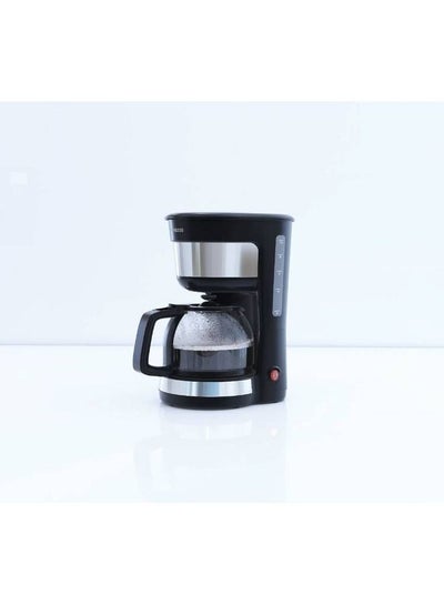 Buy Drip Coffee Maker with Glass Carafe 1.25L 1000W - Black in UAE