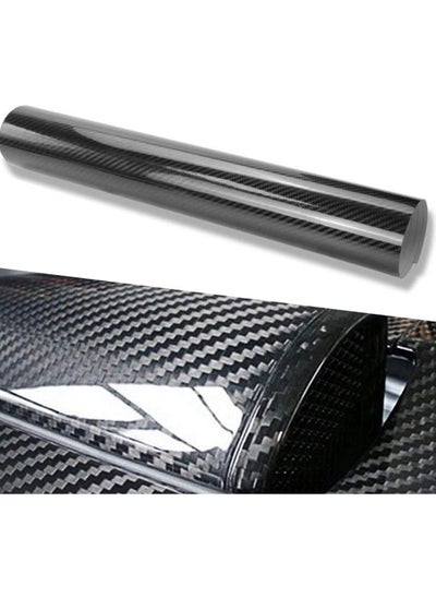 اشتري Vinyl Wrap Self Adhesive 5D Carbon for Car Van Motorbike Interior and Exterior Tech Bubble Free في السعودية