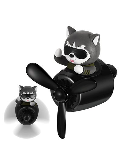 Buy Car Air Fresheners Black Husky Dog Pilot Car Diffuser Cute Car Perfume Funny Car Fragrance Car Decorations in Saudi Arabia