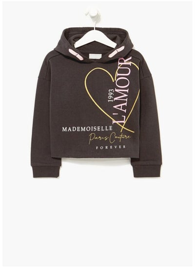 اشتري Girls Black Amour Hoodie في مصر