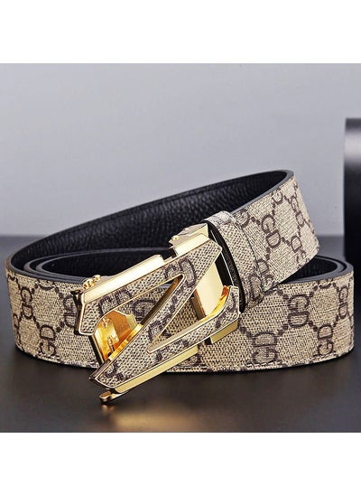 اشتري Creative Casual And Versatile Wear-resistant Leather Belt في الامارات