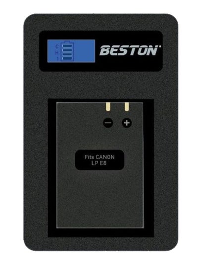 Buy Beston Charger for Canon E8 Batteries: Compatible with Canon E8 batteries, this charger ensures a reliable power source for your Canon camera. in Egypt