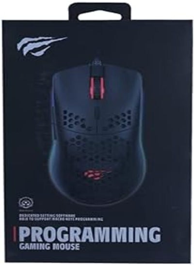 Buy Generic MOUSE HAVIT MODEL: MS 1023 USB/GAMING/ 6400 dPI/BACKLIGHT / 7 MACRO PROGRAMMABLE KEY in Egypt