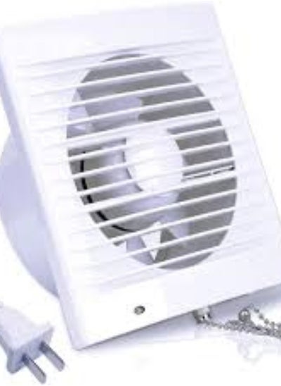 Buy KNP Shutter Exhaust Fan with a 6 inch Diameter Designed for Efficient Ventilation and Air Circulation in Smaller to Medium Sized Spaces. in UAE