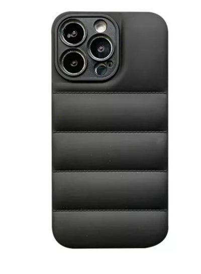 اشتري جراب أسود منفوخ (غير لامع) لهاتف Apple Iphone 14 Pro Max في الامارات