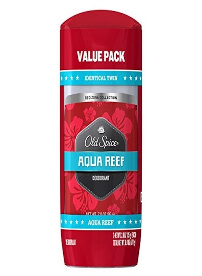 Buy Red Zone Deodorant, Aqua Reef, 2 Count in Saudi Arabia