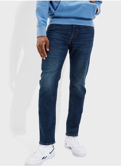 Buy Mid Wash Slim Fit Jeans in Saudi Arabia