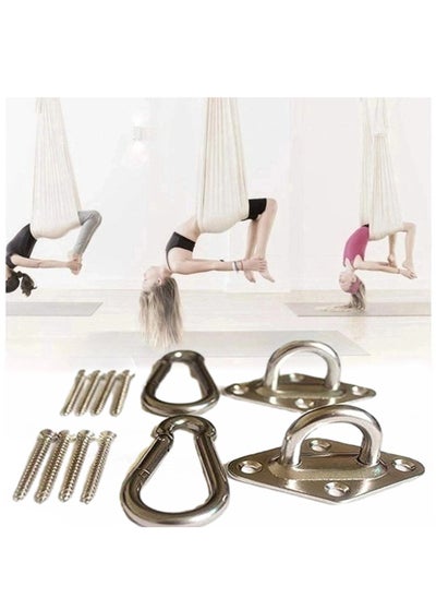 Buy Hammock Hook , Ceiling Hook ,Suspension Hooks, Swing Hanger , Hooks with 4 Screws , for Hammock Hanging Chair Yoga Swing Sets Sandbag Punch Bag Training Straps , 304 Stainless Steel in Saudi Arabia