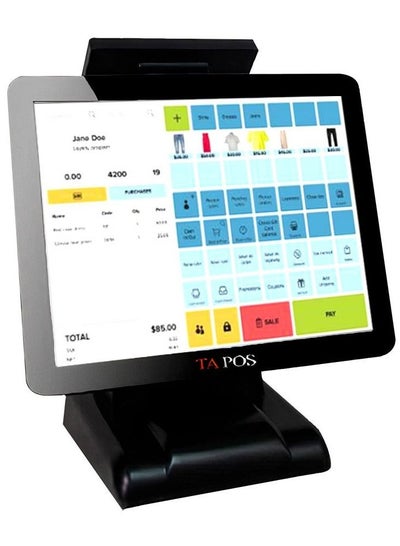 Buy Touch screen cashier J1800 Processor - 128 GB SSD - 4 GB RAM - WiFi - TA POS Customer display LCD in Saudi Arabia