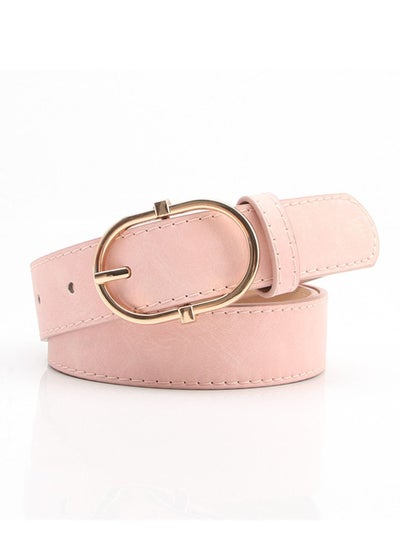 Buy Ladies' Alloy Pin Buckle Is Versatile And Stylish With A Belt 105cm Pink in UAE