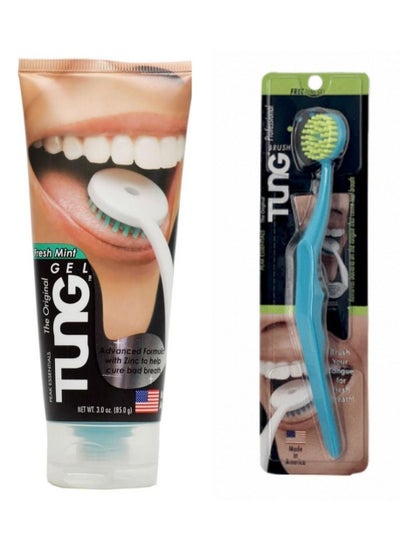 Buy Peak Essentials Tung Brush & Gel - Tongue Cleaner in Saudi Arabia