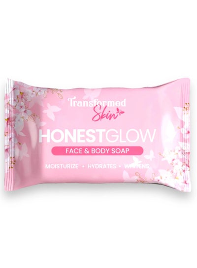Buy Honest Glow Face & Body Soap 125g( PINK ) in Saudi Arabia