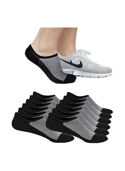 Buy Mens Ankle Athletic Socks, Low Cut Breathable Running Socks, Comfort Sports Trainer Socks, Cotton Casual Non-Slip No Show Socks for Men and Women, Invisible Crew Boat Socks, EUR43-48, 10Pairs in Saudi Arabia