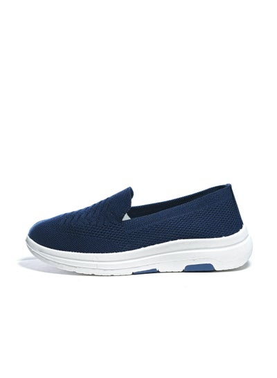 اشتري Basic Slip-on Knit Navy Blue Sneakers For Women في مصر