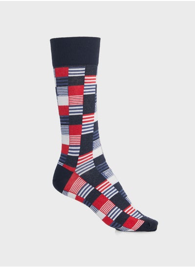 Buy Logo Print Crew Socks in UAE