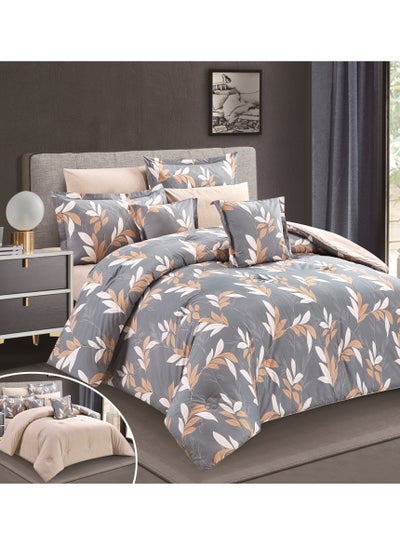 Buy Classic horse comforter set 100% luxurious cotton with a sophisticated pattern 8 pieces in Saudi Arabia