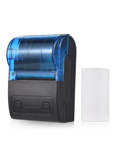 اشتري Portable Mini Thermal Printer 2 inch Wireless USB Receipt Bill Ticket Printer with 57mm Print Paper Roll Compatible with iOS Android Windows for Restaurant Sales Retail Stores في السعودية