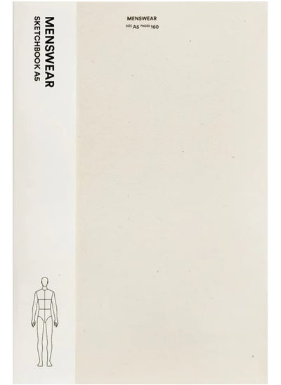 Buy Fashionary Menswear Sketchbook A5 in UAE