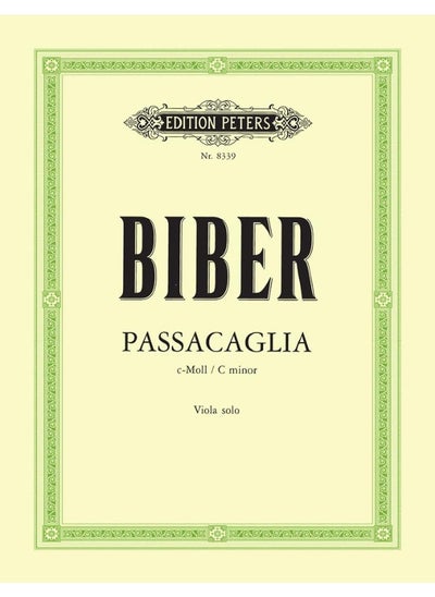 اشتري Passacaglia from Mystery Sonatas (Transcribed for: Sheet في الامارات