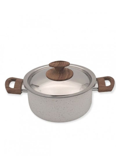 Buy Cooking pot with steel lid 16 cm in Saudi Arabia