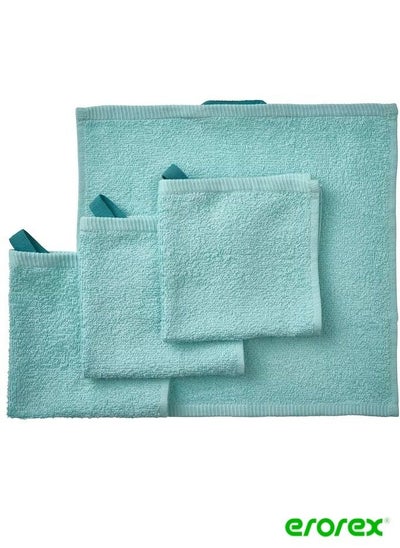 Buy Washcloth turquoise 30x30 cm in Saudi Arabia