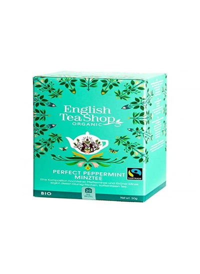 Buy English Tea Shop Peppermint Fairtrade & Organic, 20 Sachet Tea Bags in UAE