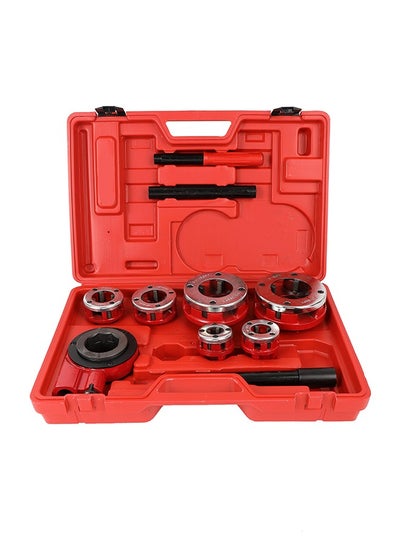 Buy Ratchet Pipe Threader Kit -6 Piece- Manual Pipe Threader with Various Sizes of Threading Dies and Durable Storage Case - Pipe Threading Tool Set for Plumbing, Pipe Fitting, and Construction in Saudi Arabia