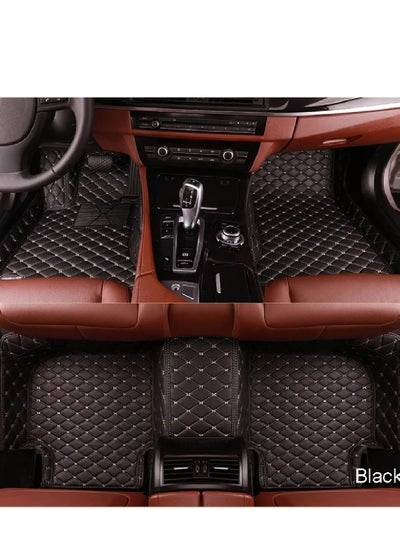Universal Floor Mat for Car Premium & High Quality Rexine Black