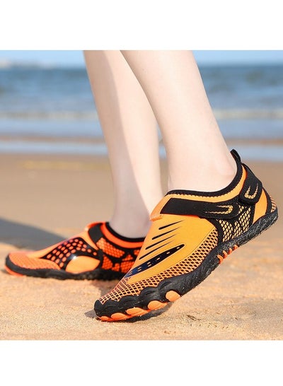 Buy Men's And Women's Non-Slip Beach Shoes Soft Bottom Quick-Drying Drifting Shoes Swimming Shoes Outdoor River Tracing Shoes in Saudi Arabia