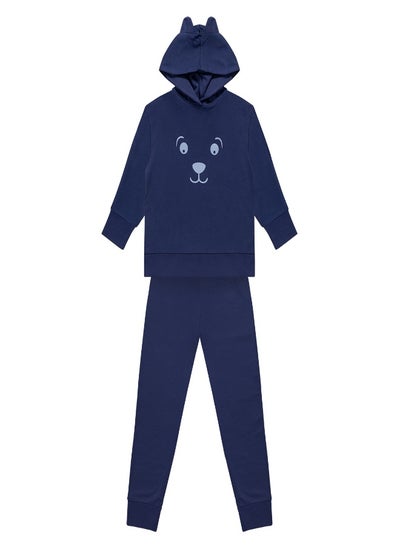 Buy 1 Pack Boys Greentreat Organic Cotton Oversized Hoodie and Slouch Jogger in Saudi Arabia