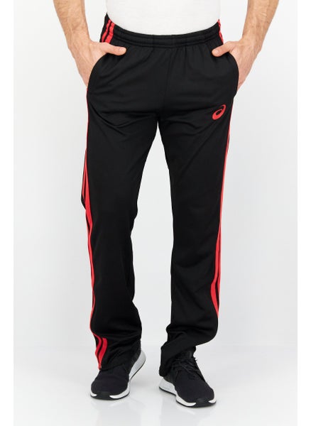 اشتري Men Sport Fit Training Sweatpants, Black/Red في السعودية