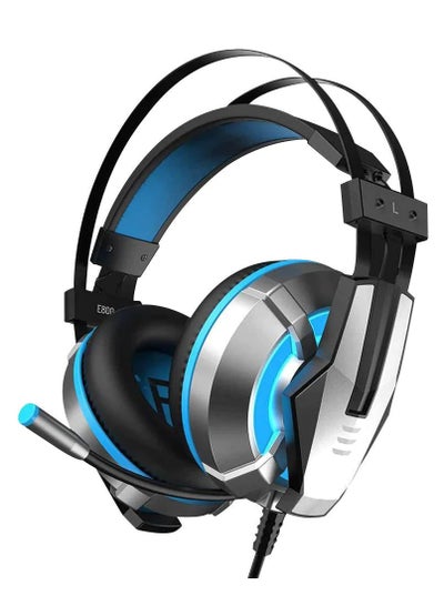 Buy E800 Gaming Headset – Stereo Surround Sound (Blue) in Egypt