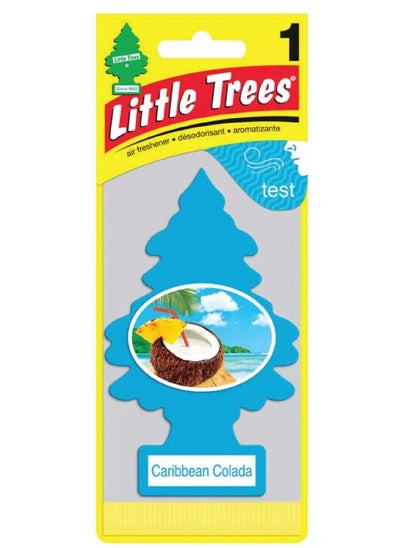 Buy Little Trees Air Freshener L - Caribbean Colada Scent in Egypt